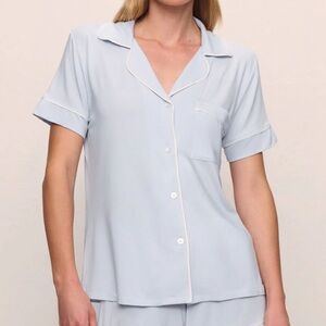 Eberjey Light Blue Pajama Top